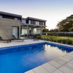 Bermuda Executive rectangular Pool with entry steps