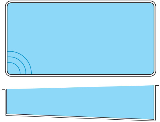 Bermuda Executive plans - top view and side view