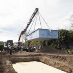 Bermuda Pool Crane Installation